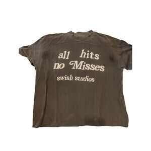 Swish Studios All Hits No Misses T-Shirt Mens XL